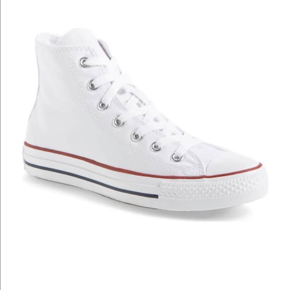 White Converse High Top Sneakers